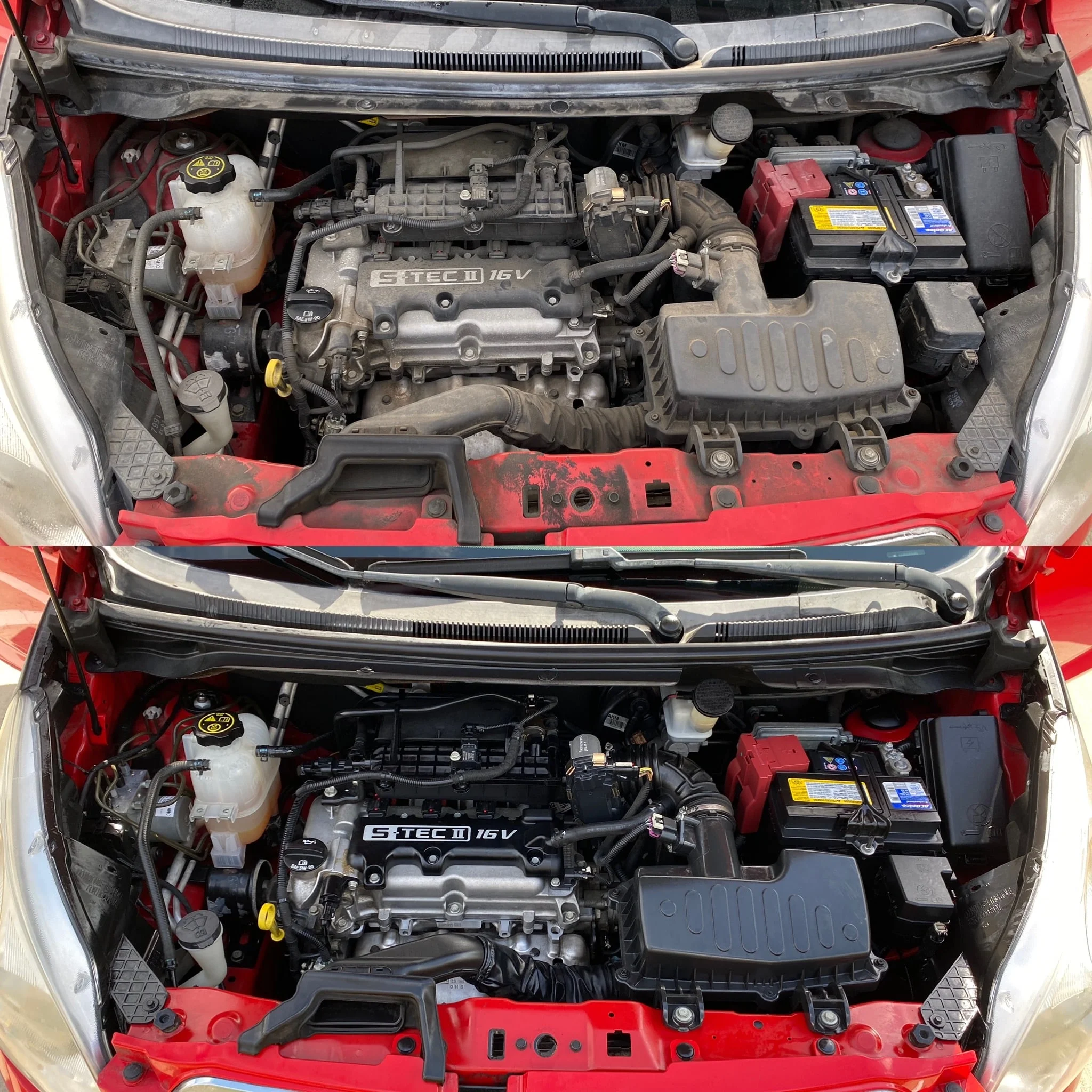 Chevy-Spark-Engine-Cleaning-Before-and-After